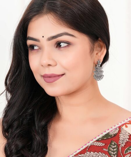 Women's Indian Bollywood Stylish AZ838-OXidised Earrings Traditional Ethnic Jhumka/Jhumki Earrings for Women Unique Design