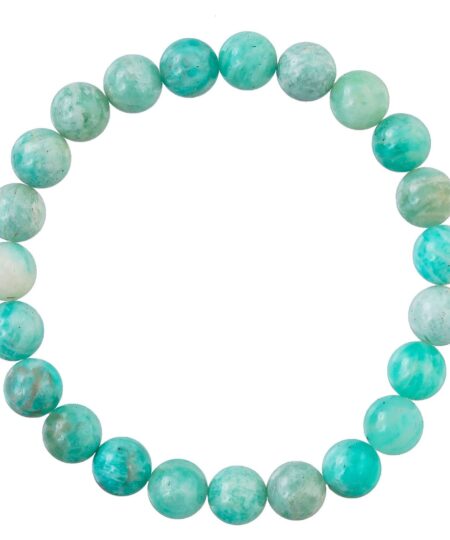 Amazonite Bracelet for Women Men's Gifts - Protection Healing Crystal Bracelet - 8mm Gemstone Beaded Adjustable